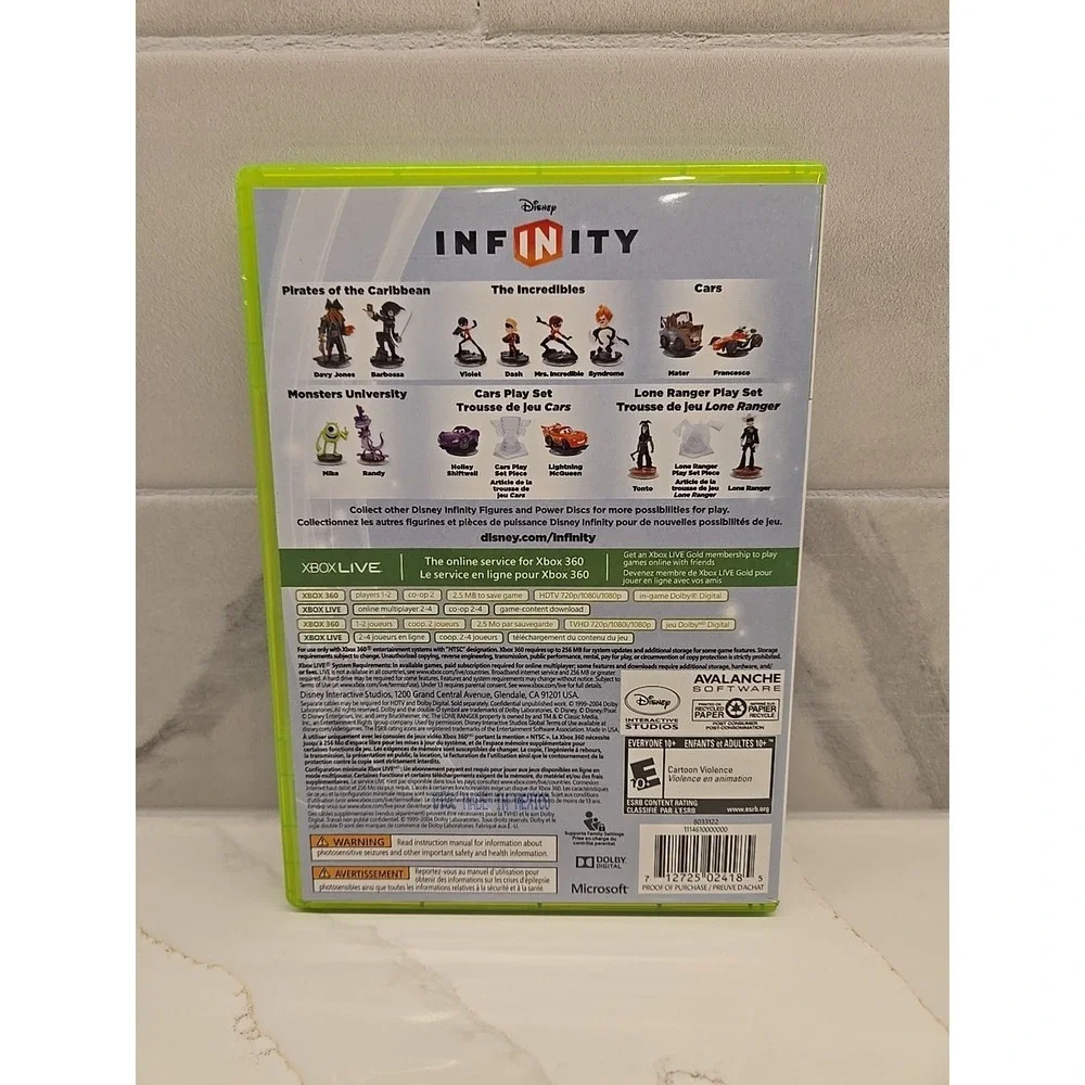 Disney Infinity (Microsoft Xbox‎ 360, 2013)